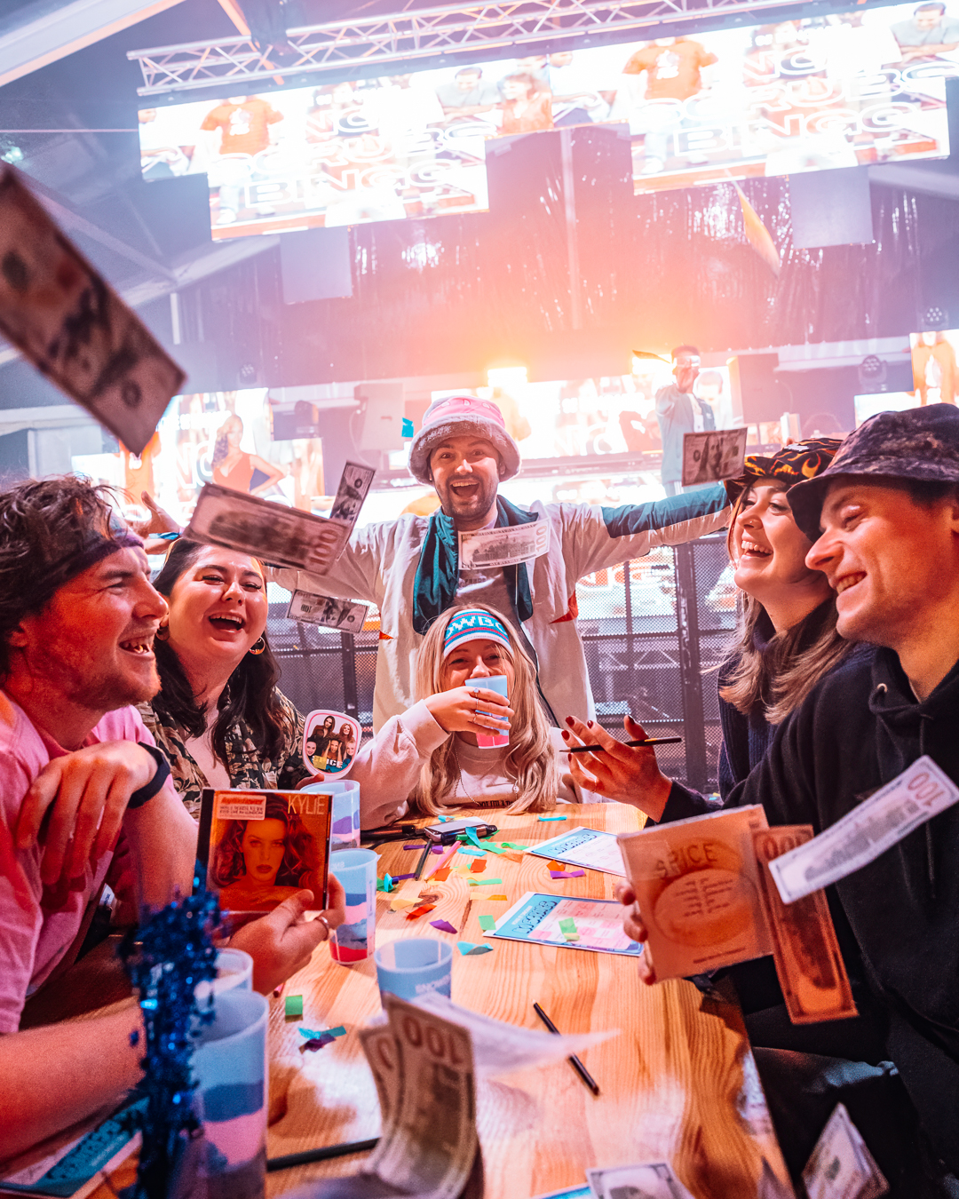 Custom Bingo show by House of Dinosaur